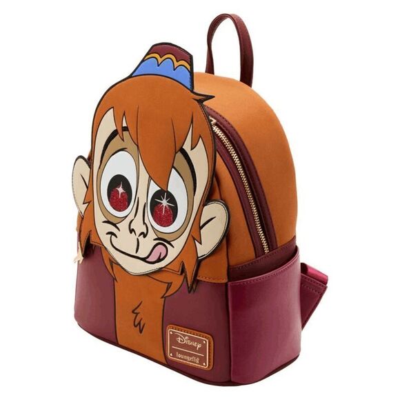 Loungefly Disney Aladdin Abu Monkey Cosplay Figural Mini Backpack - Picture 2 of 5
